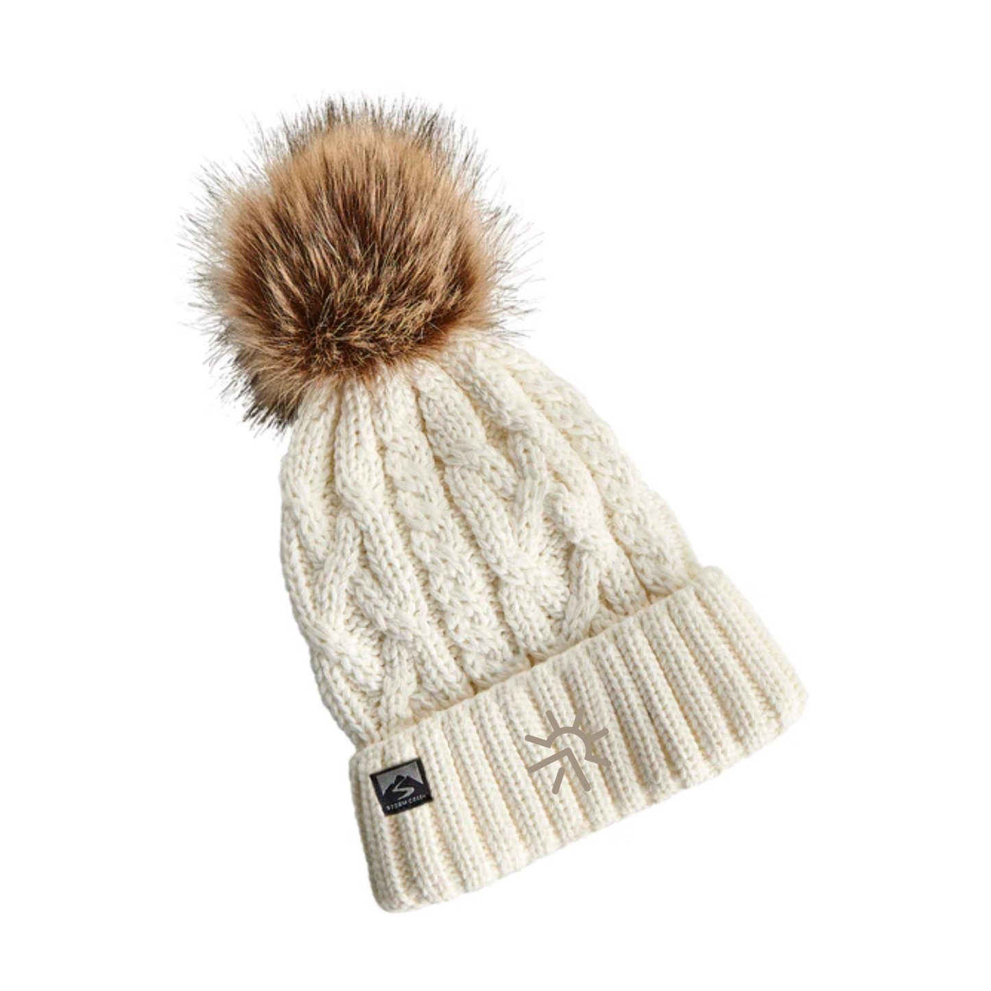 Shine Storm Creek Women's Show Off Cable Knit Pom Hat