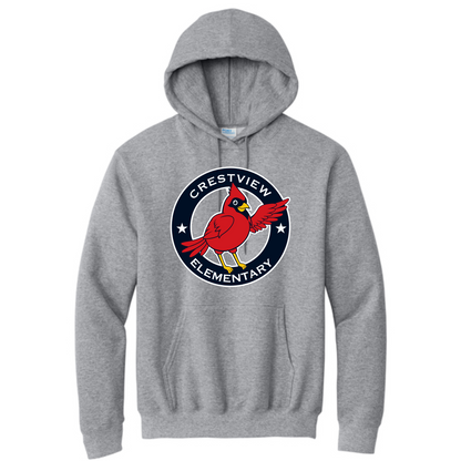 CES ADULT Fleece Pullover Hooded Sweatshirt - Traditional Logo {4 Color Choices)