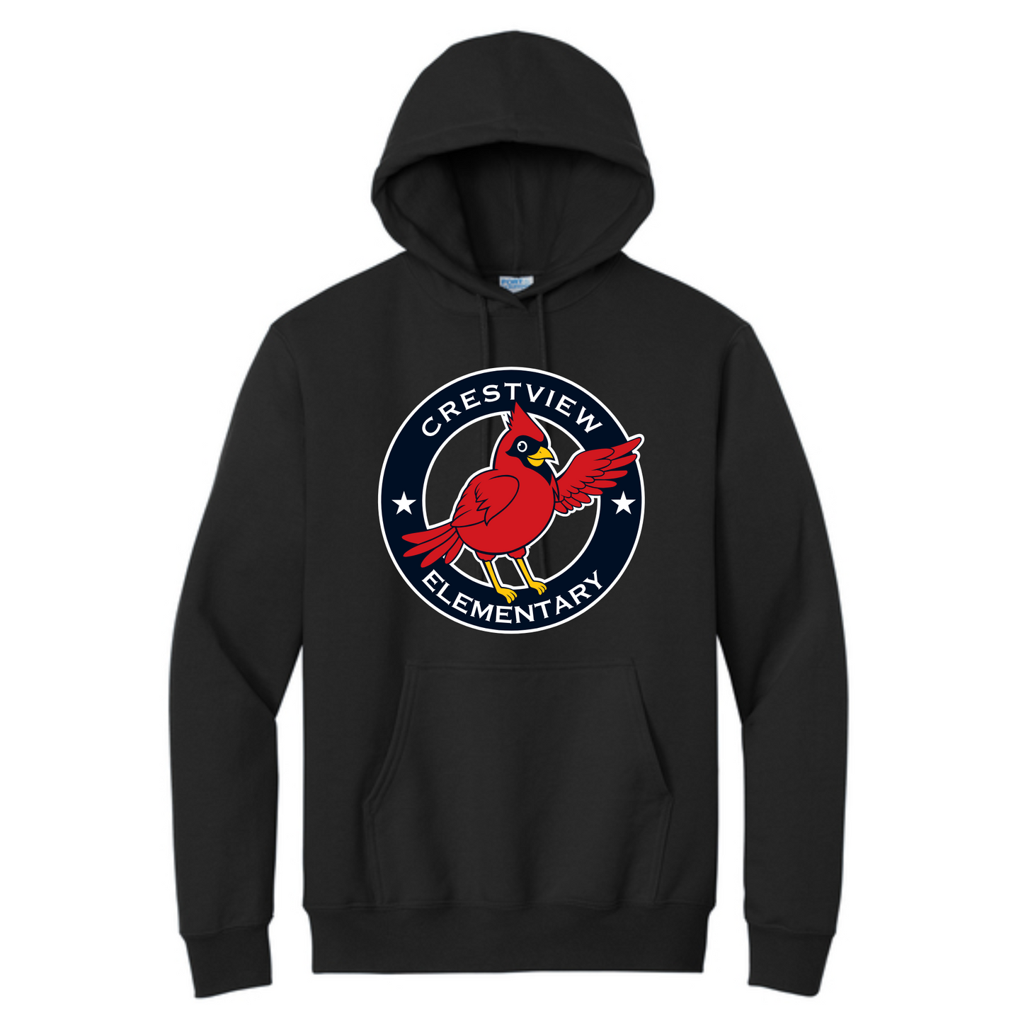 CES ADULT Fleece Pullover Hooded Sweatshirt - Traditional Logo {4 Color Choices)