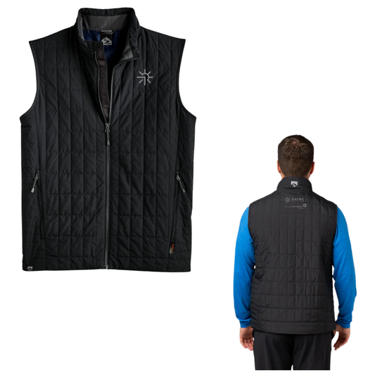 Shine Storm Creek Men's Traveler 60 GSM Insulated Packable Quilted Vest {2 Color Choices}