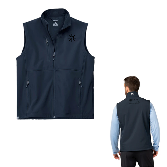 Shine Storm Creek Men's Trailblazer Fleece-Lined Softshell Vest {2 Color Choices}
