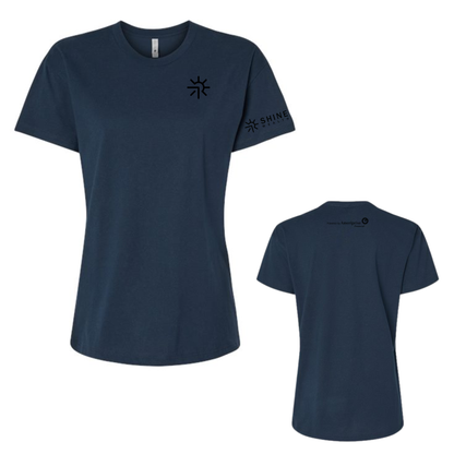 Shine Next Level Women's Cotton Relaxed T-Shirt {3 Color Choices}