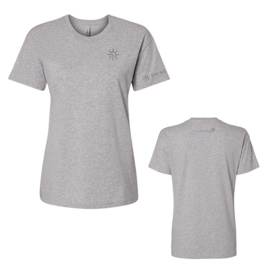 Shine Next Level Women's Cotton Relaxed T-Shirt {3 Color Choices}