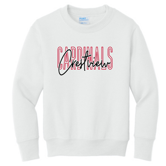 Cardinals ADULT Essential Fleece Crewneck Sweatshirt {2 Color Choices}