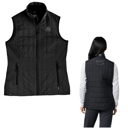 Shine Storm Creek Women's Traveler 60 GSM Insulated Packable Quilted Vest {2 Color Choices}