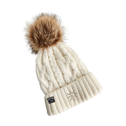 Shine Storm Creek Women's Show Off Cable Knit Pom Hat