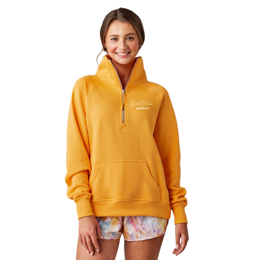 Enza Ladies Boxy Half Zip Fleece