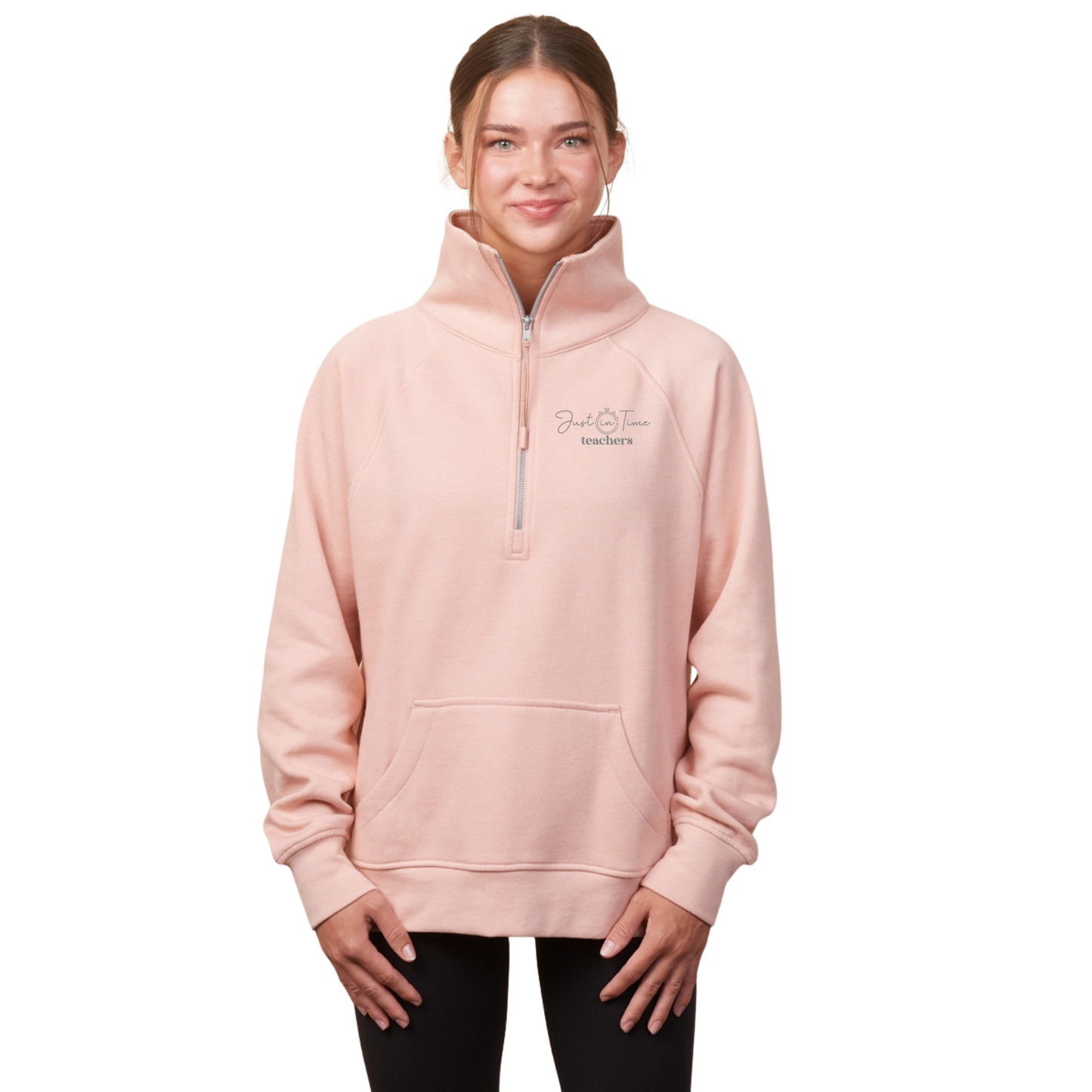 Enza Ladies Boxy Half Zip Fleece