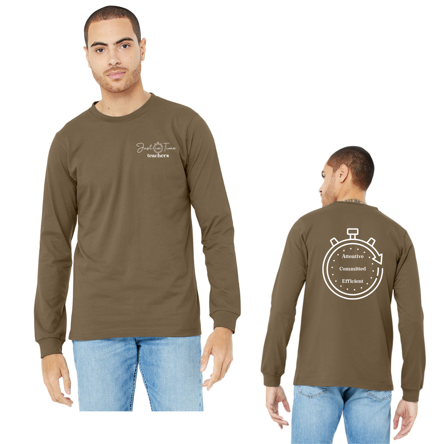 BELLA+CANVAS® Unisex Jersey Long Sleeve Tee (LC/FB)